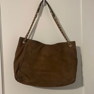 Tory Burch suede shoulder bag